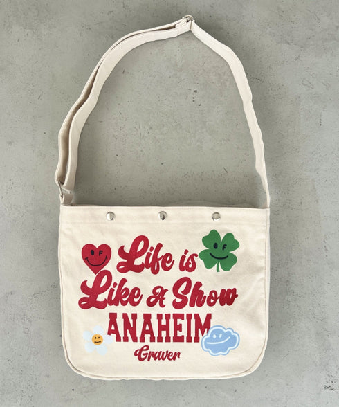 GRAVER(グレーバー)/別注 A4対応 プリント コットン アジャスターベルト キャンバスショルダーバッグ | AT1252088 | その他3