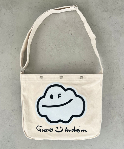 GRAVER(グレーバー)/別注 A4対応 プリント コットン アジャスターベルト キャンバスショルダーバッグ | AT1252088 | その他4