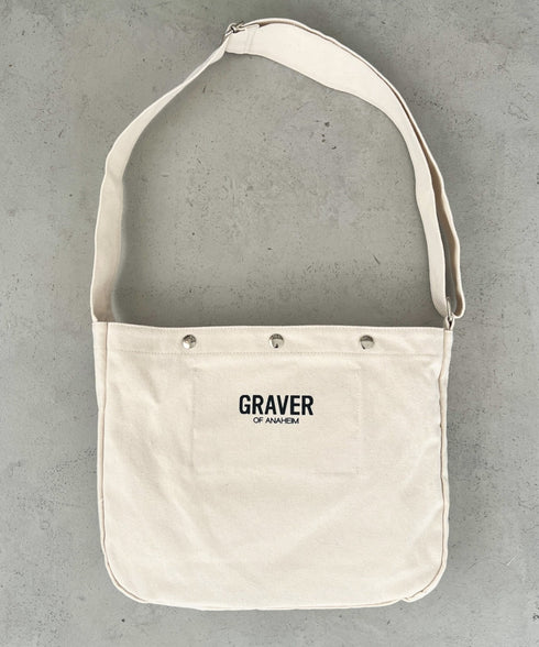 GRAVER(グレーバー)/別注 A4対応 プリント コットン アジャスターベルト キャンバスショルダーバッグ | AT1252088 | その他1