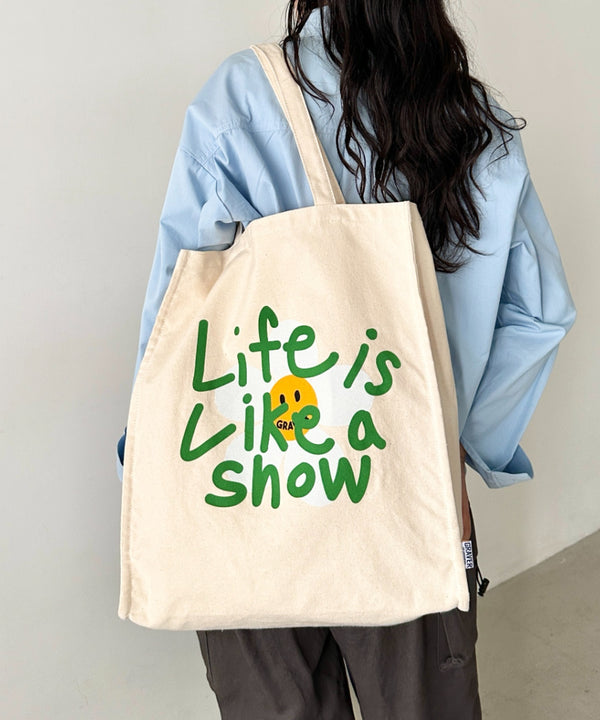 GRAVER(グレーバー)/別注 A4対応 大容量 プリント コットン キャンバス トートバッグ | AT1252089 | その他6