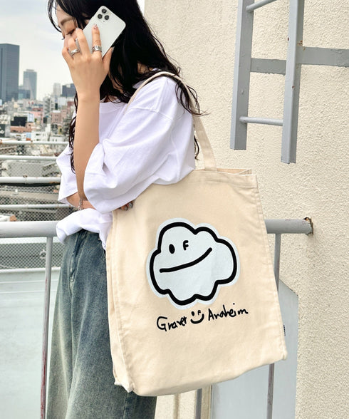 GRAVER(グレーバー)/別注 A4対応 大容量 プリント コットン キャンバス トートバッグ | AT1252089 | その他4