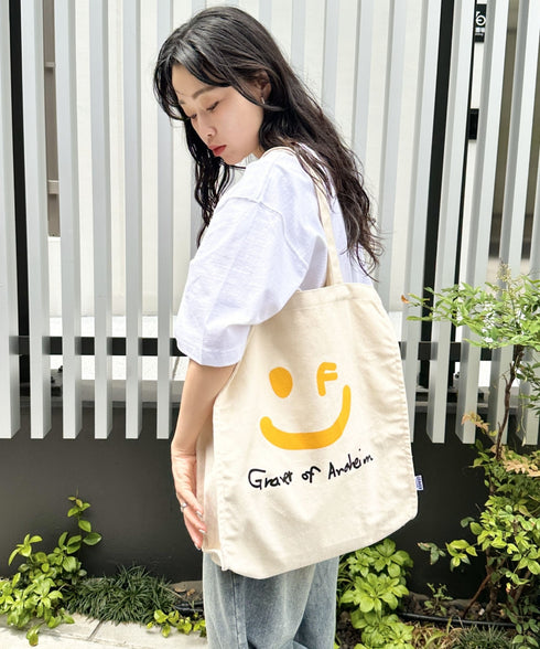 GRAVER(グレーバー)/別注 A4対応 大容量 プリント コットン キャンバス トートバッグ | AT1252089 | その他8