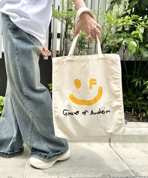 GRAVER(グレーバー)/別注 A4対応 大容量 プリント コットン キャンバス トートバッグ | AT1252089 | その他8