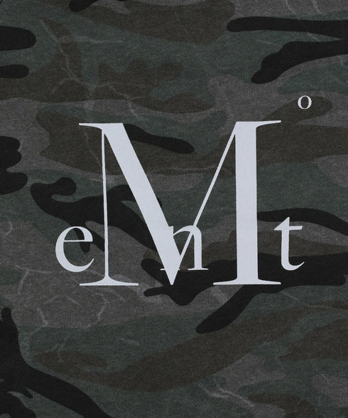 MUCENT(ムセント)/迷彩 カモフラ スリムフィット 半袖 Tシャツ/RUFFIN CAMO RAGLAN SLIM FIT HALF T | AT2252079 | チャコールグレー