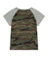 MUCENT(ムセント)/迷彩 カモフラ スリムフィット 半袖 Tシャツ/RUFFIN CAMO RAGLAN SLIM FIT HALF T | AT2252079 | ベージュ