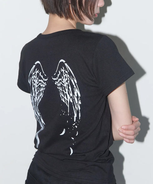 FANCY CLUB(ファンシークラブ)/エンジェル クロップド 半袖 Tシャツ/Rebirth Of Heaven Crop Tee | AT2252083 | ブラック