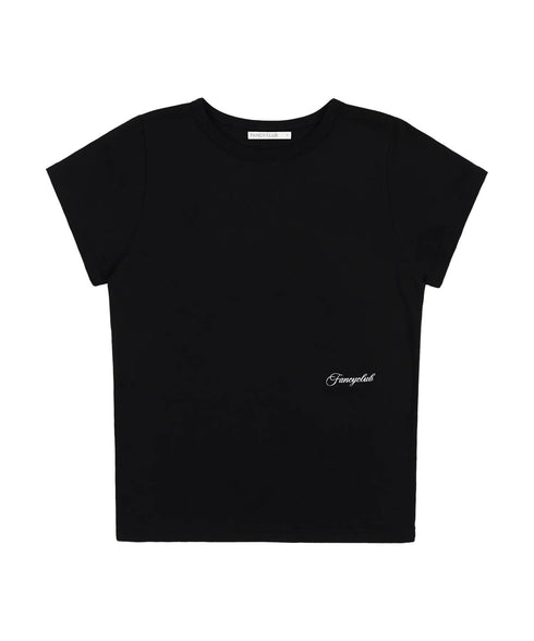 FANCY CLUB(ファンシークラブ)/エンジェル クロップド 半袖 Tシャツ/Rebirth Of Heaven Crop Tee | AT2252083 | ブラック