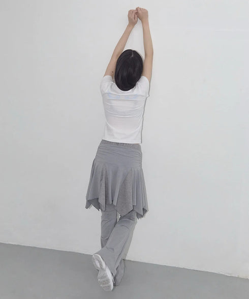 FANCY CLUB(ファンシークラブ)/エンジェル クロップド 半袖 Tシャツ/ANGEL MARK CROP TEE | AT2252084 | ホワイト