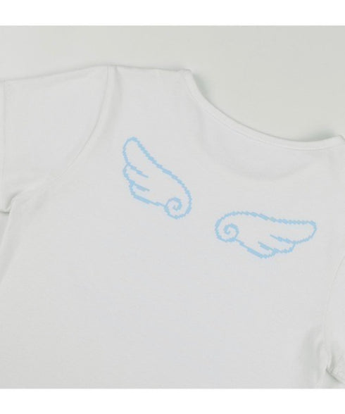 FANCY CLUB(ファンシークラブ)/エンジェル クロップド 半袖 Tシャツ/ANGEL MARK CROP TEE | AT2252084 | ホワイト