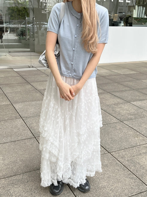 フリルヘムカーディガン | SL2252604 | ライトブルー