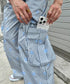ランダムスターピンストライプパンツ | SL2255089 | ライトブルー