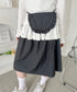 【フリルポケットset】ミディ丈スカート | SL2256001 | チャコールグレー