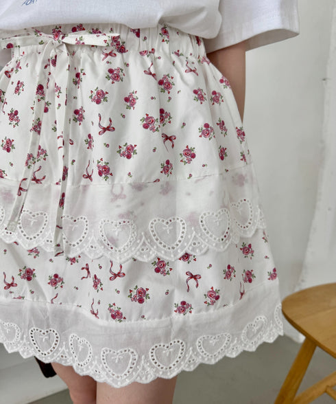 コットンレースハートミニスカート | SL2256002 | その他1