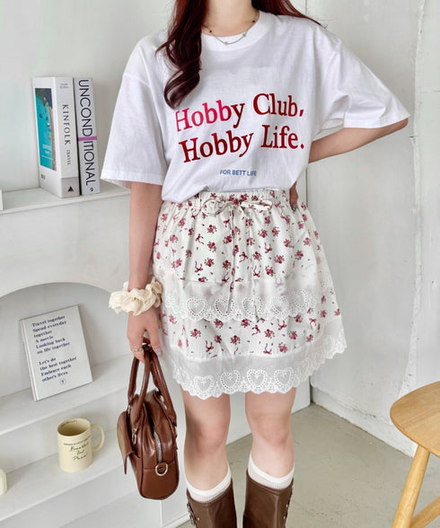 コットンレースハートミニスカート | SL2256002 | その他1