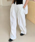 ボリュームタックバレルレッグパンツ | EV2252058 | ホワイト