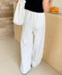 ボリュームタックバレルレッグパンツ | EV2252058 | ホワイト