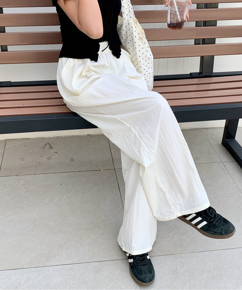 ボリュームタックバレルレッグパンツ | EV2252058 | ホワイト