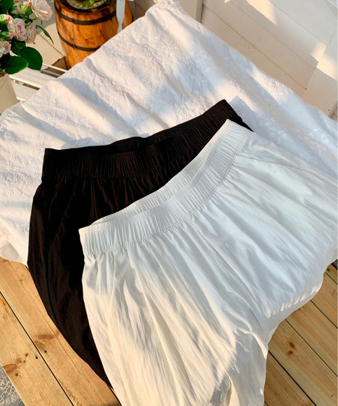 ボリュームタックバレルレッグパンツ | EV2252058 | ホワイト