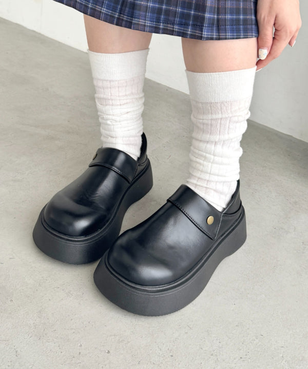 プラットフォームサボシューズ | LO3256003 | ブラック