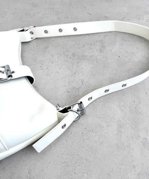 スタッズベルトPUショルダーバッグ | LO1256006 | ブラウン