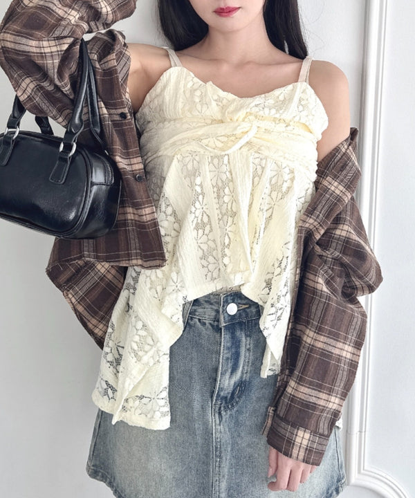 イレヘムレースキャミチュニック | LO2253008 | アイボリー