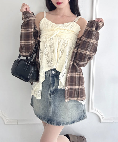 イレヘムレースキャミチュニック | LO2253008 | アイボリー