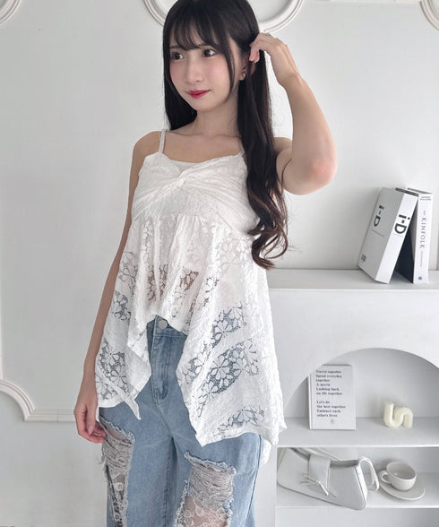 イレヘムレースキャミチュニック | LO2253008 | ホワイト