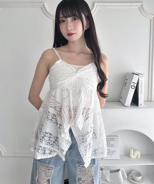 イレヘムレースキャミチュニック | LO2253008 | ホワイト