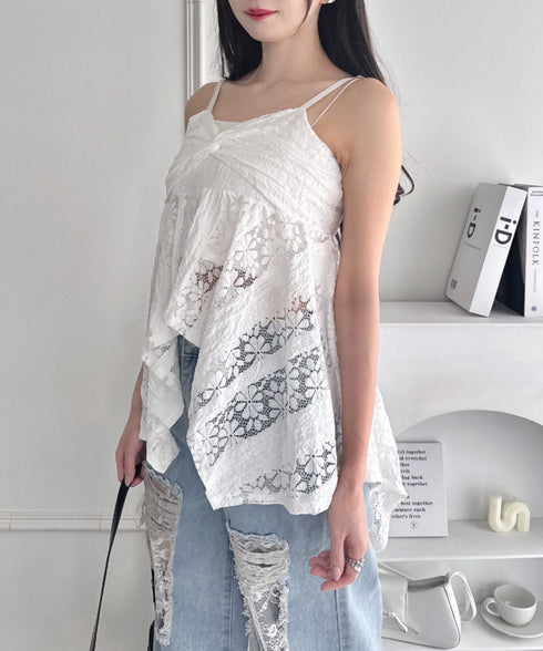 イレヘムレースキャミチュニック | LO2253008 | ホワイト