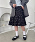 ドットフリルティアードミディスカート | SL2256007 | ブラック