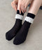 異素材フリルリブソックス | SL6256009 | ブラック