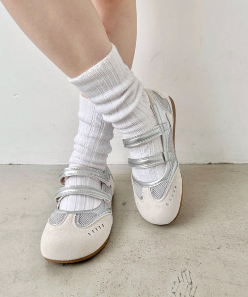 ダブルベルトバレエスニーカー | SL3256011 | シルバー