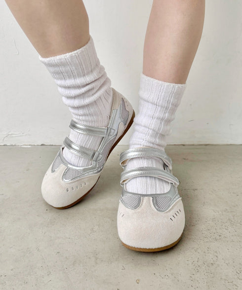 ダブルベルトバレエスニーカー | SL3256011 | シルバー