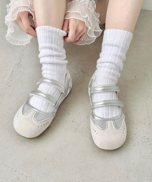 ダブルベルトバレエスニーカー | SL3256011 | シルバー