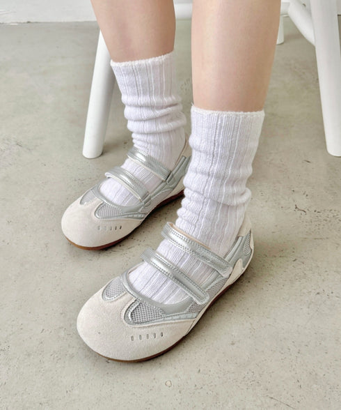 ダブルベルトバレエスニーカー | SL3256011 | シルバー