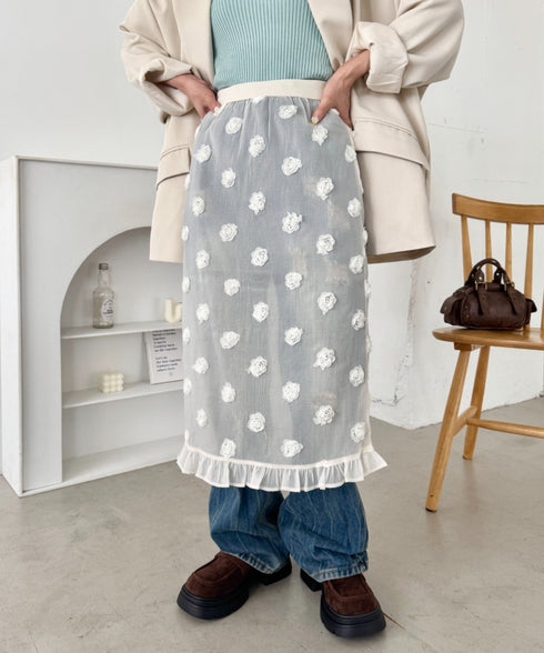 ローズシアースカート | SL2256012 | アイボリー