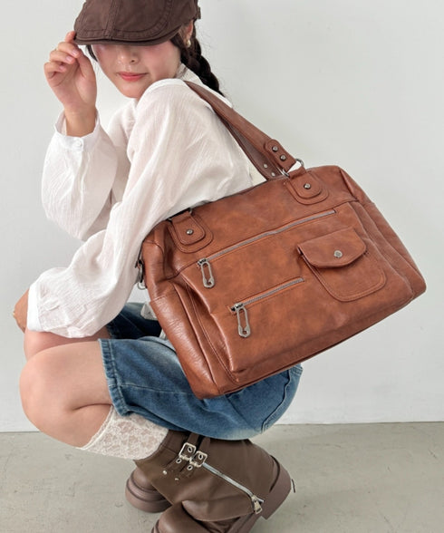 アウトポケットヴィンテージバッグ | SL1256013 | ブラウン