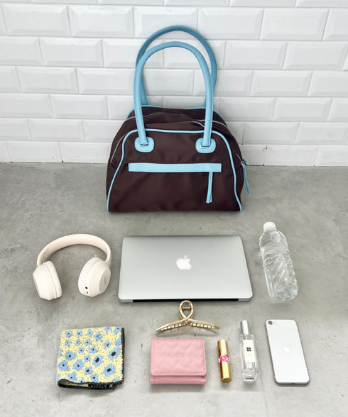 ダブルジップボストンバッグ | CL1256001 | ブラウン