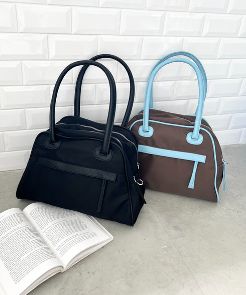 ダブルジップボストンバッグ | CL1256001 | ブラック