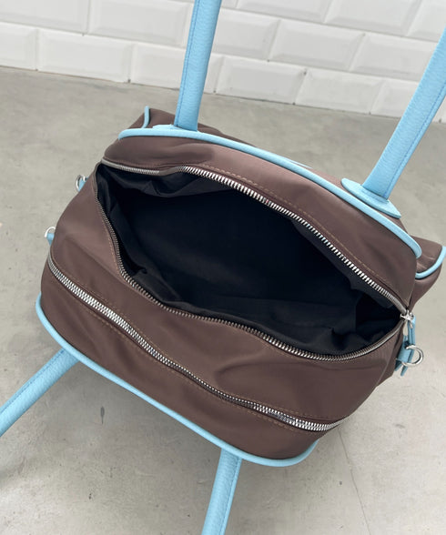 ダブルジップボストンバッグ | CL1256001 | ブラウン