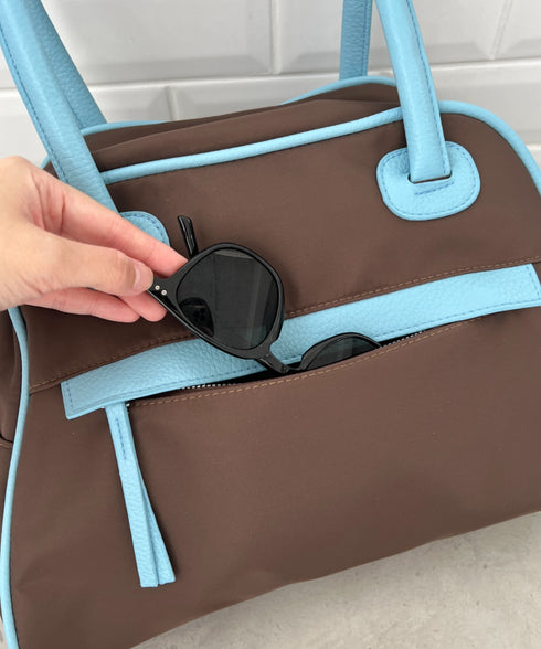 ダブルジップボストンバッグ | CL1256001 | ブラウン