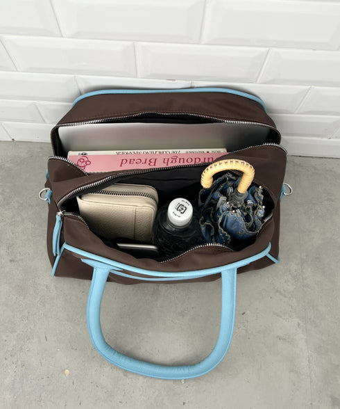 ダブルジップボストンバッグ | CL1256001 | ブラウン