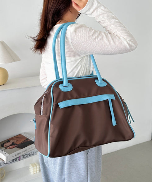 ダブルジップボストンバッグ | CL1256001 | ブラウン