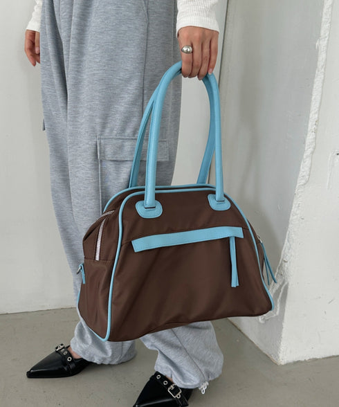 ダブルジップボストンバッグ | CL1256001 | ブラウン