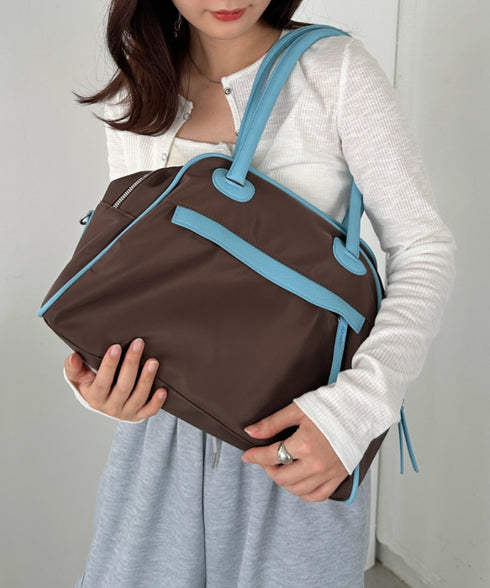 ダブルジップボストンバッグ | CL1256001 | ブラウン