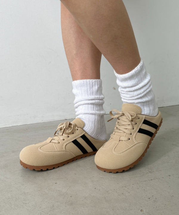 スウェードタッチサボスニーカー | CL3256004 | ベージュ