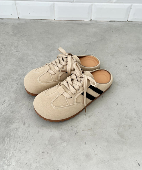 スウェードタッチサボスニーカー | CL3256004 | ベージュ