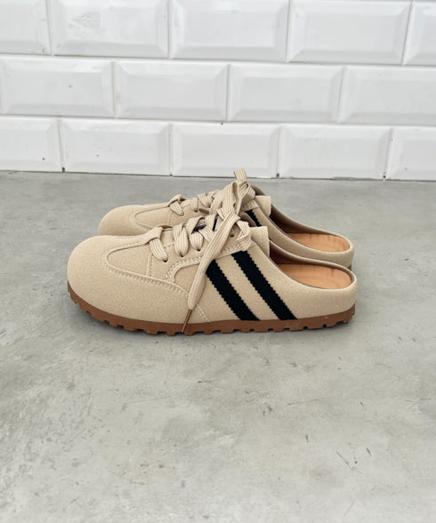 スウェードタッチサボスニーカー | CL3256004 | ベージュ