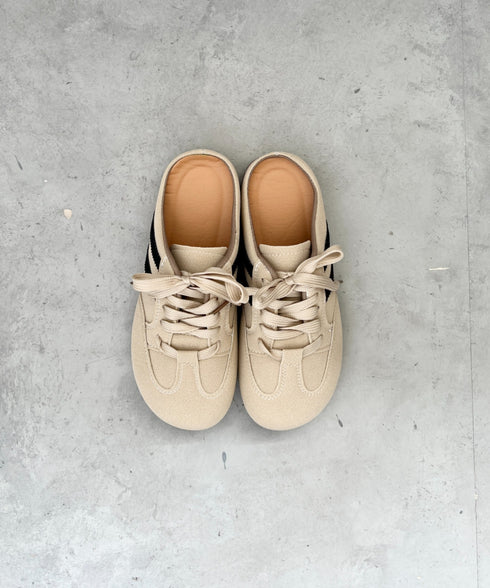 スウェードタッチサボスニーカー | CL3256004 | ベージュ