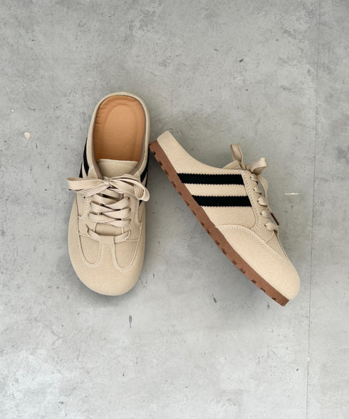 スウェードタッチサボスニーカー | CL3256004 | ベージュ